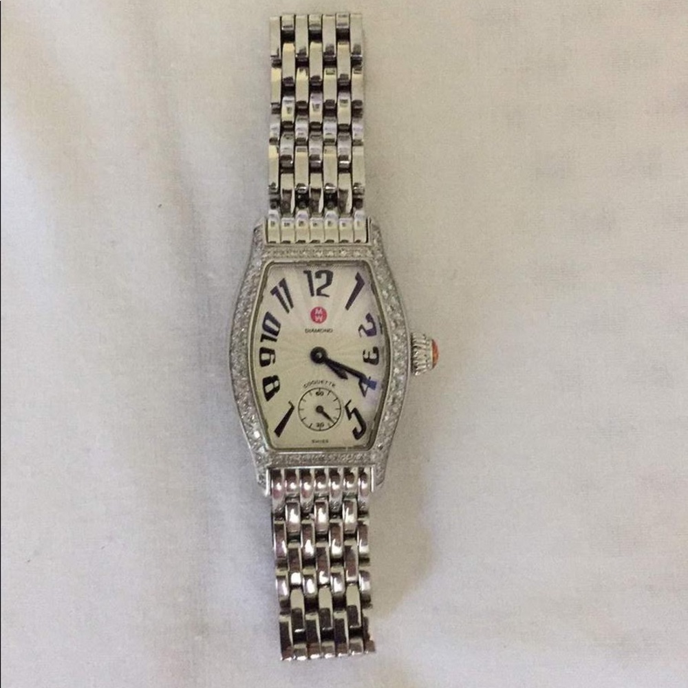 Michele diamond watch